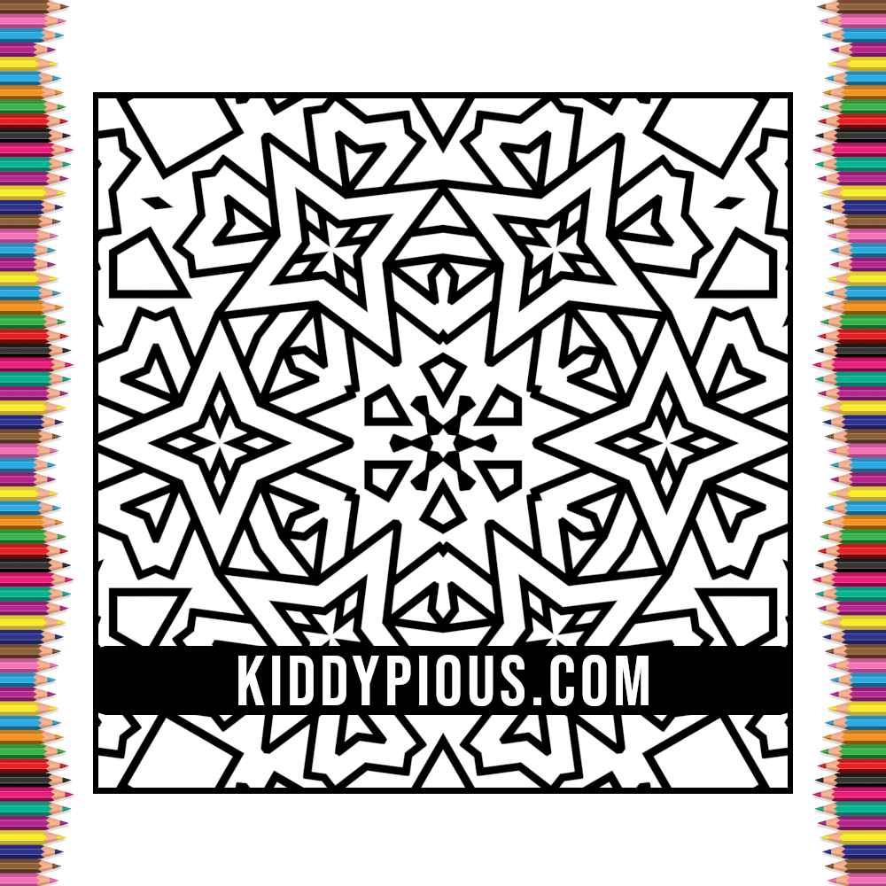 Coloriage Geometrie Motifs Enfants