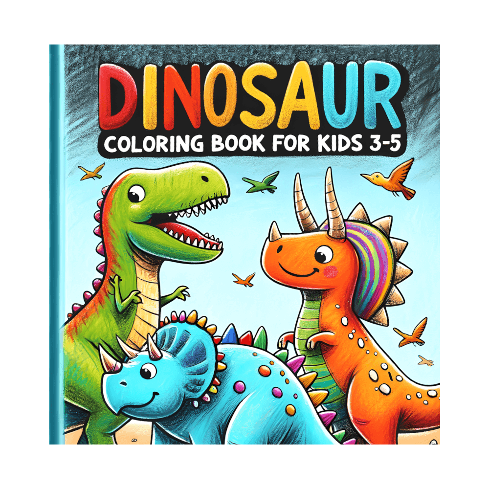 Dinosaur Coloring Book for Kids 3-5