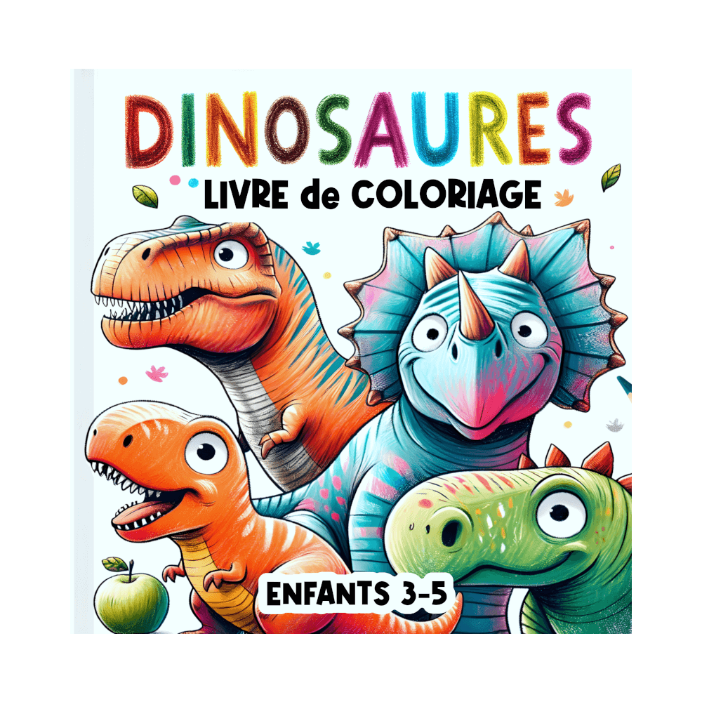 Dinosaures Livre Coloriage Pour Enfants 3-5