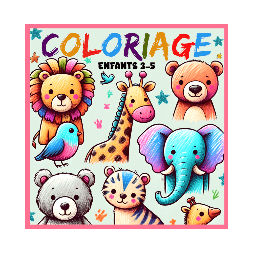 Livre Coloriage Animaux Pour Enfants 3-5