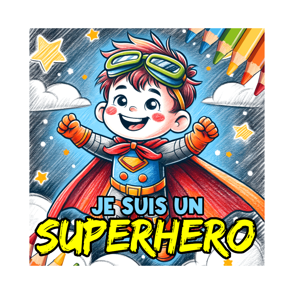 Livre Coloriage Super-Héros pour Enfants 4-6 ans