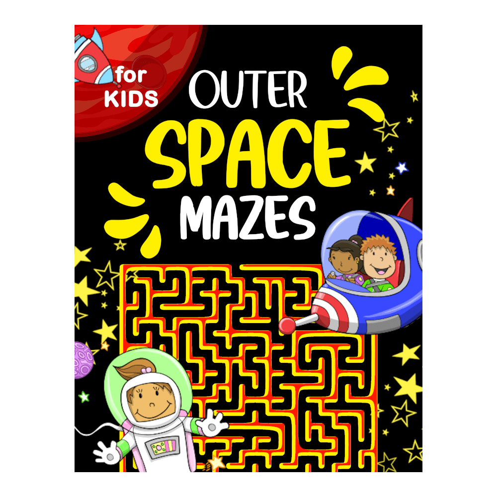 Outer Space Mazes for Kids