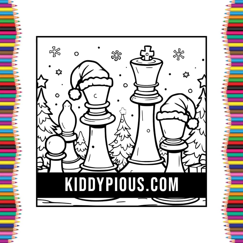 My Chess Coloring Book For Kids 4 6 3
