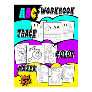 ABC Uppercase Activities Workbook for Toddlers and Kids 3-5 Years Old