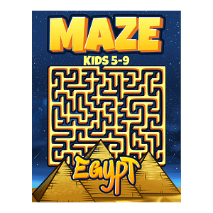 Egypt Mazes for Kids 4-9