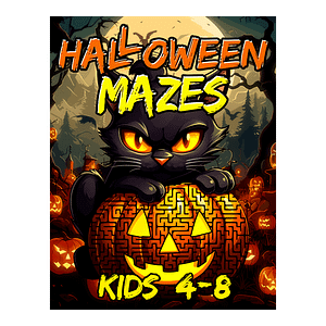 Halloween Mazes for Kids 4-8