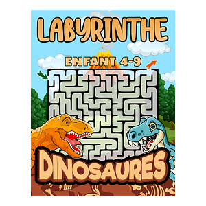 Labyrinthe Pour Enfant 4-9 Dinosaures