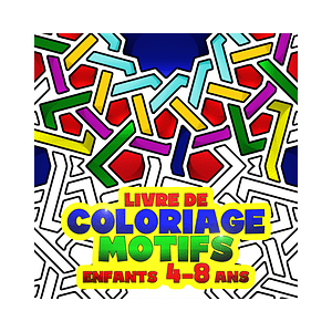 Livre de Coloriage Motifs Géométriques Enfant 4-8 ans