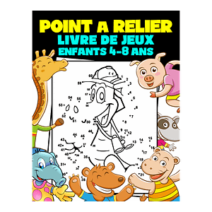 Point à Relier Livre de Jeux Enfants 4-8 Ans