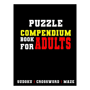Puzzle Compendium Book For Adults