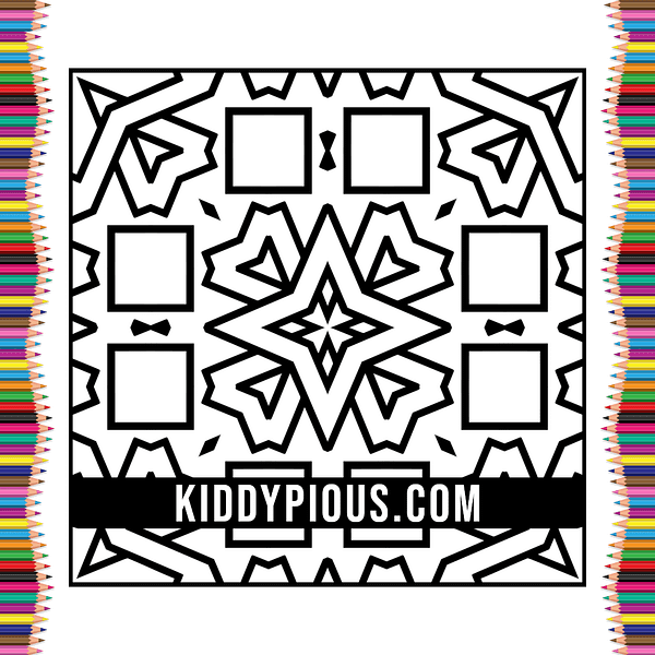 Coloriage Geometrie Motifs Enfants