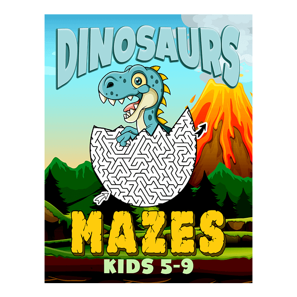 Dinosaurs Mazes for Kids 5-9