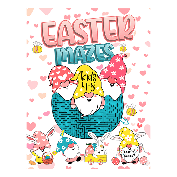 Easter Mazes for Kids 4-8