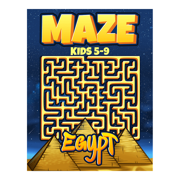 Egypt Mazes for Kids 4-9