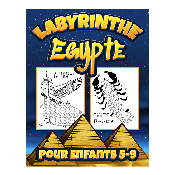 Labyrinthe Pour Enfant 5-9 Egypte