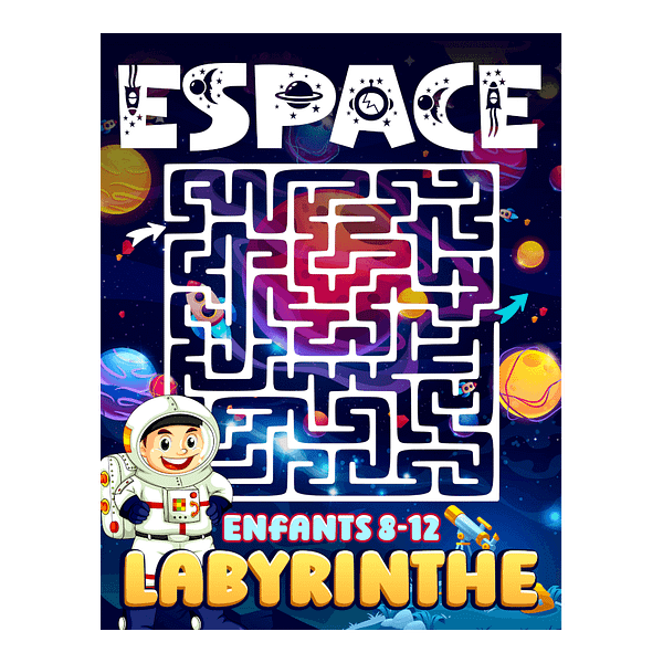 Labyrinthe de l'espace Pour Enfant 8-12