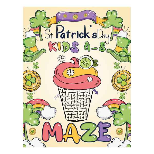 Maze for Kids 4-8 St Patrick’s Day