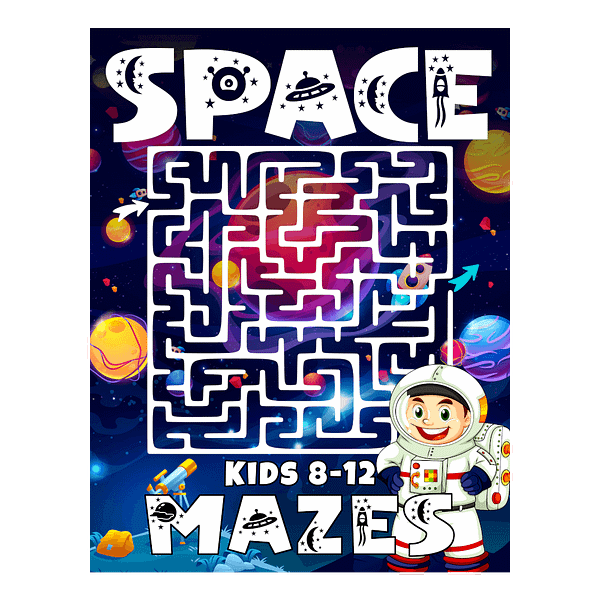 Space Mazes for Kids 8-12