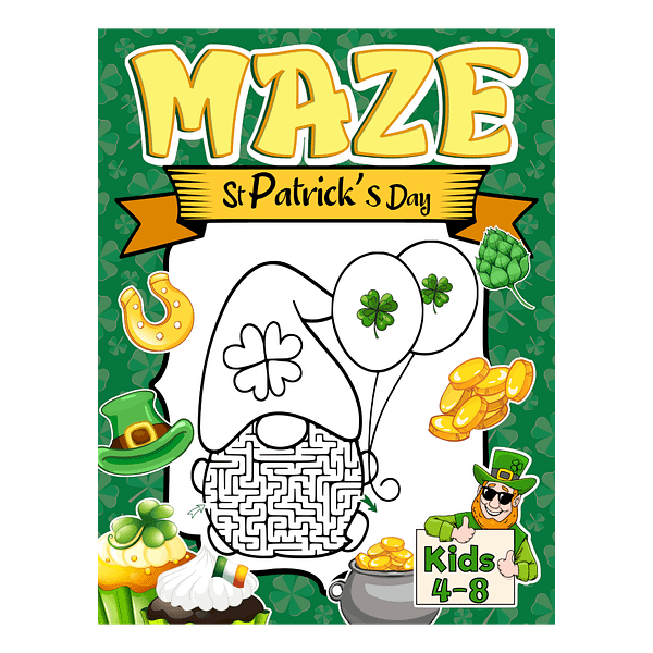 St Patrick’s Day Maze for Kids 4-8