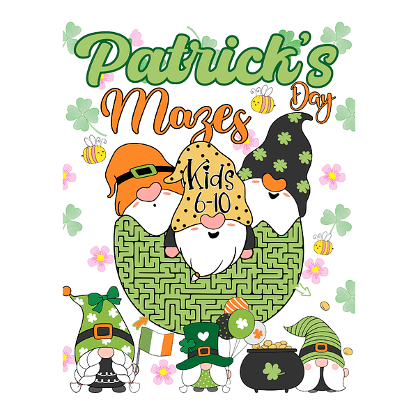 St. Patrick's Day Mazes for Kids 6-10
