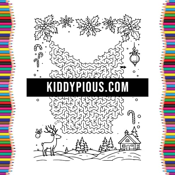 Labyrinthe De Noel Pour Enfants 4 8 1