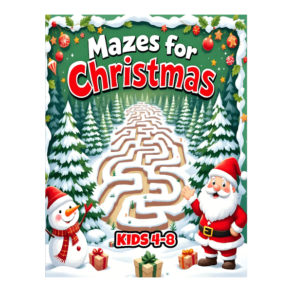 Mazes For Christmas Kids 4 8