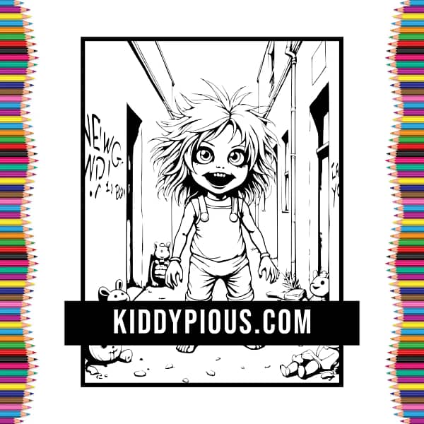 My Creepy Dolls Coloring Book Teens Adults 1